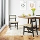 preview thumbnail 7 of 13, DHP Eleni Mid-Century Modern Cane Dining Chairs, Set of 2, Cream/Seadrift