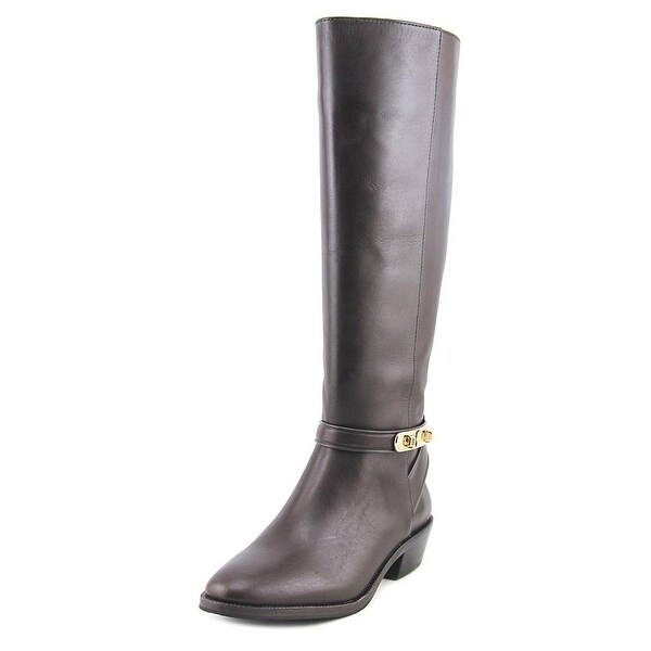 Coach Caroline Semi Matte Calf Chestnut Boots