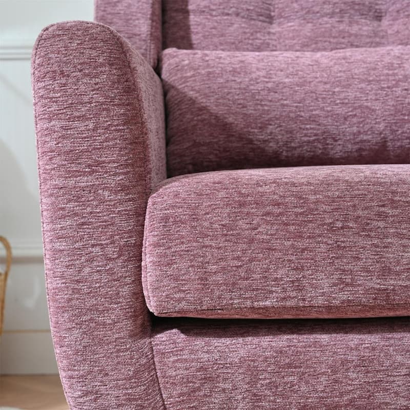Modern Accent Chair Upholstered Foam Filled Living Room Chairs Comfy Reading Chair