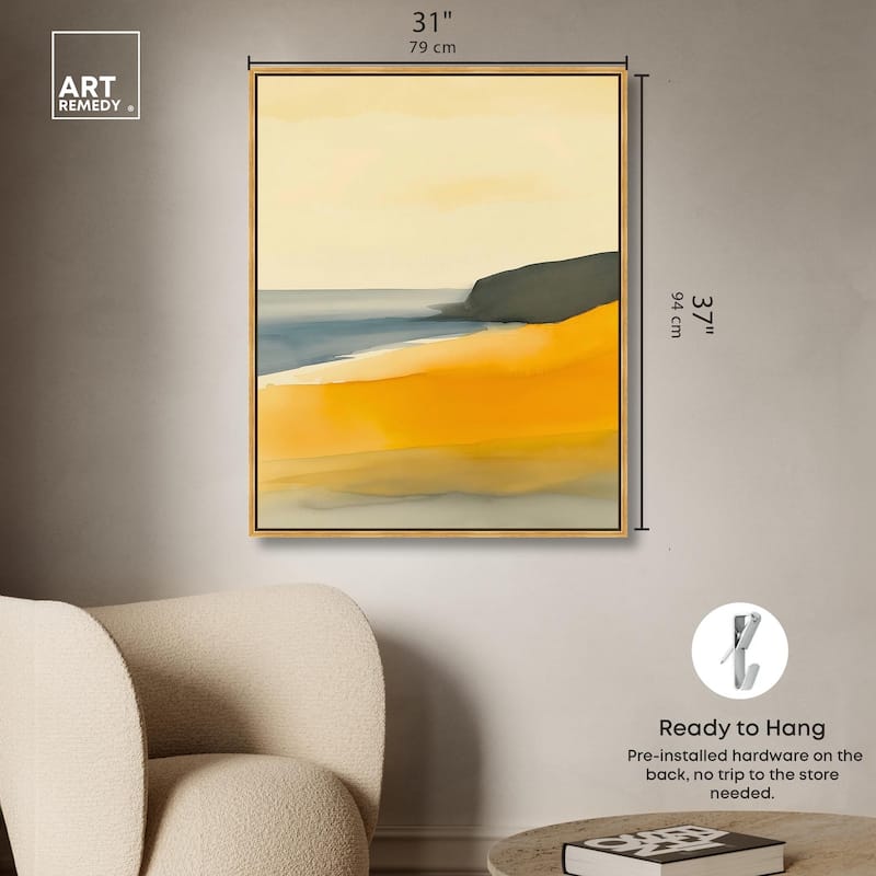 Glistening Beach Dreams II Canvas by Art Remedy