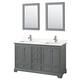Option Dark Gray / Giotto Quartz Top / Polished Chrome