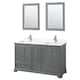 Option Dark Gray / Giotto Quartz Top / Polished Chrome