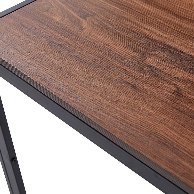 Mid-Century Modern 5 Piece Dining Table Set, 47.24'' Rectangular MDF Dining Table with 4 Velvet Upholstered Dining Chairs