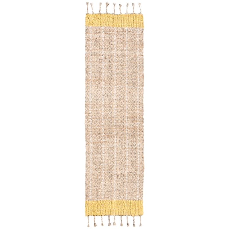SAFAVIEH Handmade Cape Cod Senada Jute Tassel Rug