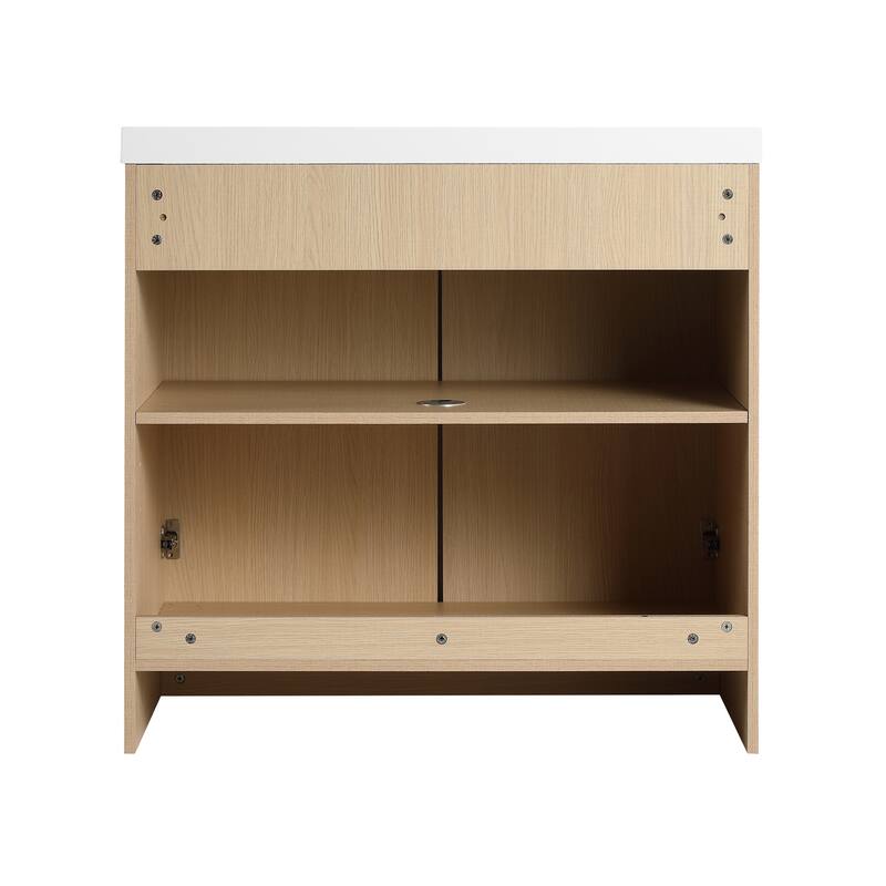 Malwee 36"/42"/48" FreeStanding Bathroom Vanity with Sink