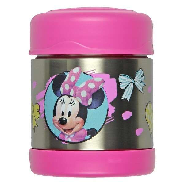 pink thermos food jar