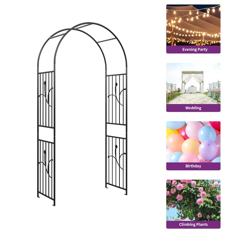 85.5''H Steel Arbor