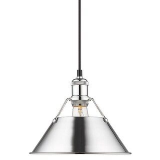 Golden Lighting 3306-M CH Orwell 10" Wide Mini Pendant