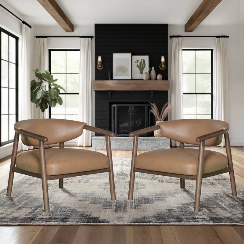 Autumn Mid-Century Modern Accent Chair