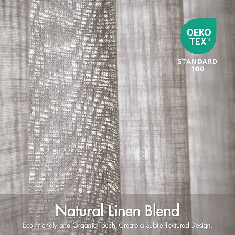 Madison Park Emery 300gsm poly linen with 7 pinch pleat per pc