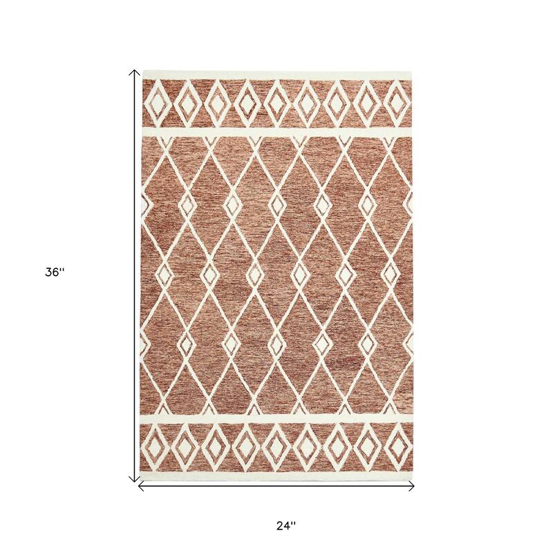 HomeRoots Argyle Lodge Rectangle Area Rug