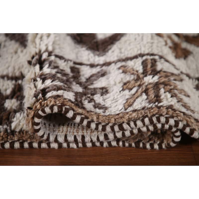 Anatolian Tribal Turkish Runner Rug Handmade Wool Carpet - 3'5"x 11'0"
