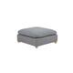 Option Rich Gray Ottoman