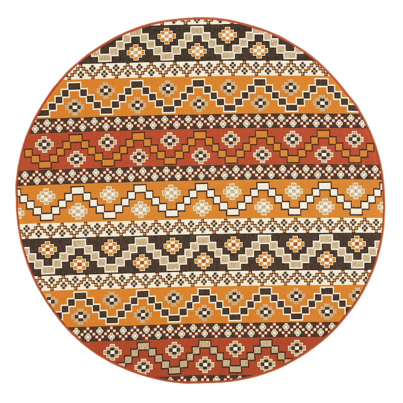 SAFAVIEH Veranda Dymph Indoor /Outdoor Waterproof Patio Backyard Rug