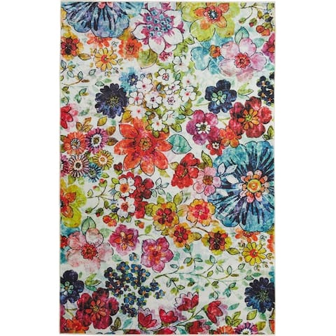 Mohawk Home Floral Blossoms Area Rug
