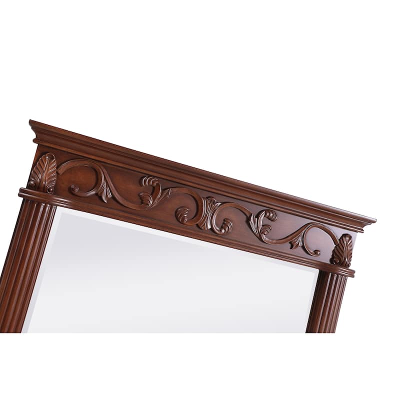 Roman 32" Teak Mirror