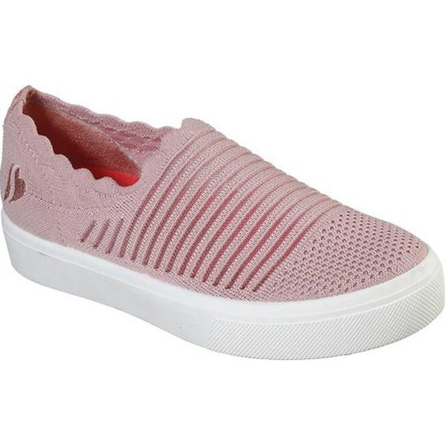 blush pink slip on sneakers
