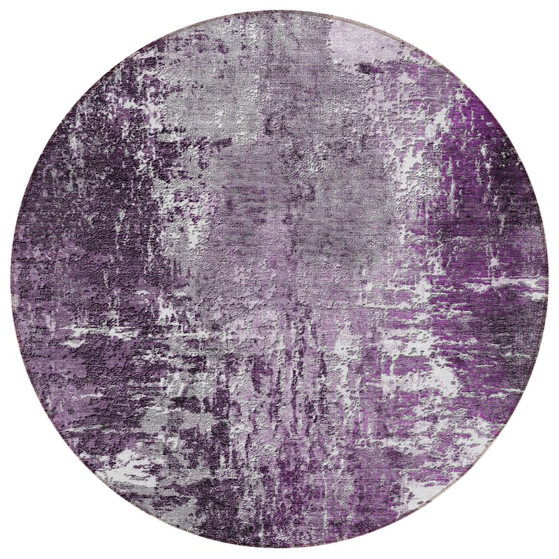HomeRoots Abstract Transitional Rectangle Outdoor Rug