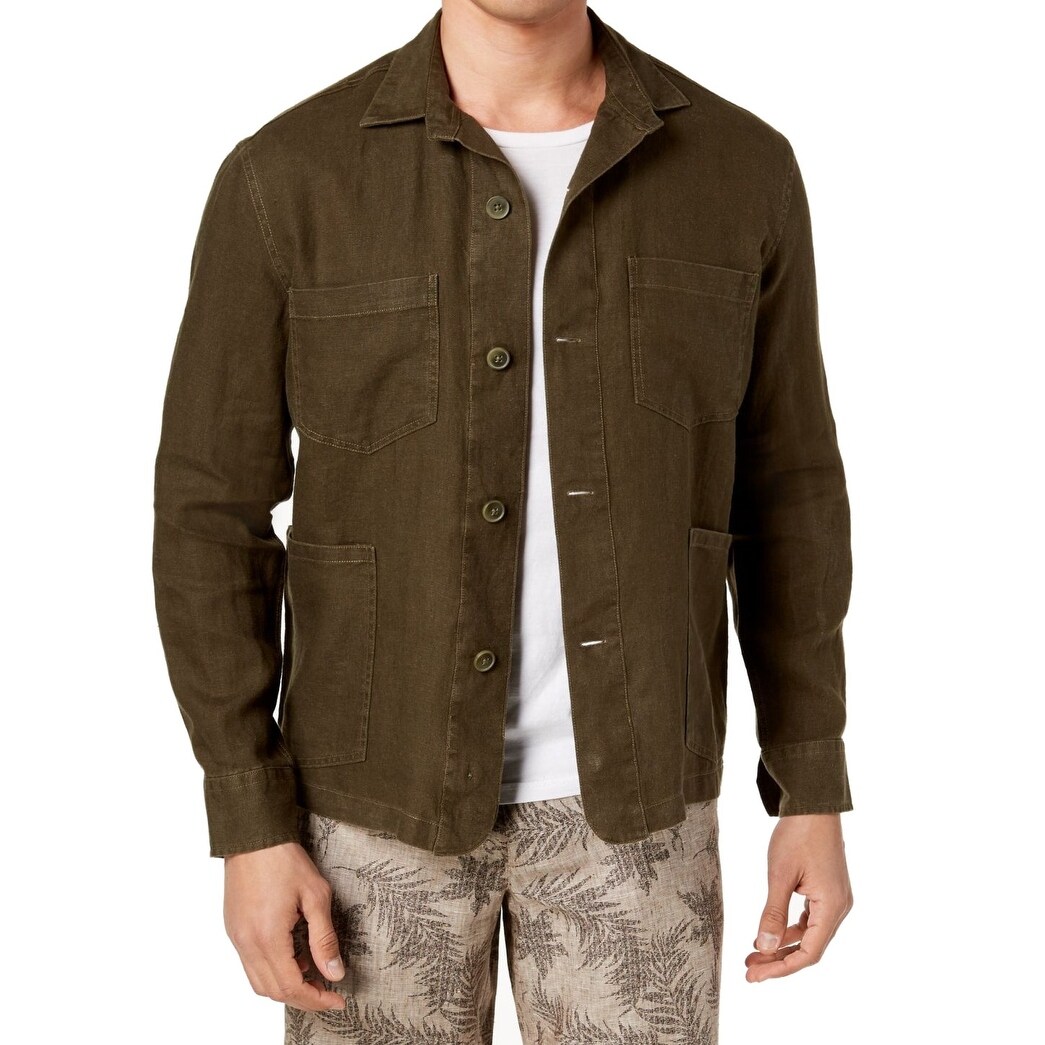 button down jacket men's cheap online