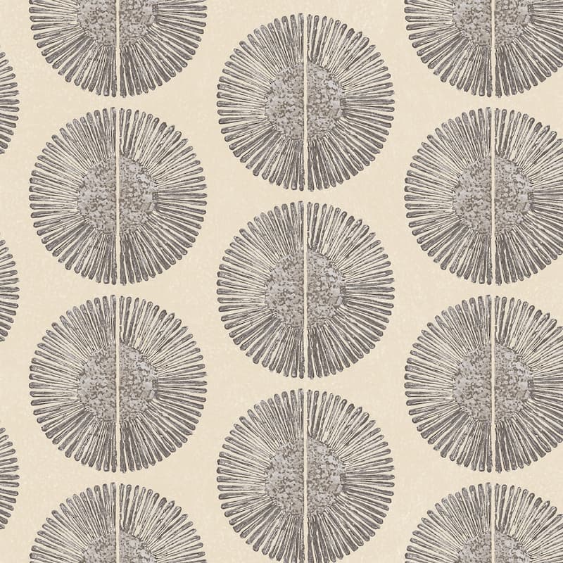 Galerie Wallcoverings Bazaar Geometric Soleil Design Non-woven Matte Wallpaper Roll - 33 feet x 21 inches - Beige