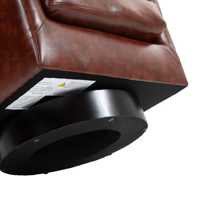 Round Barrel Armchair 360-Degree Swivel Accent Chairs