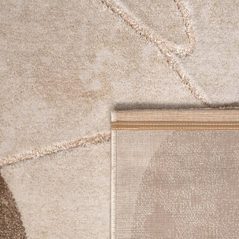 Elegant Area Rug with Modern Abstract Art Design