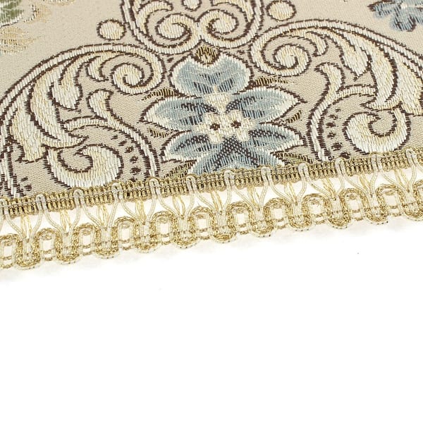 Shop Flowers Pattern Oval Shaped Dining Table Mats Coaster Free