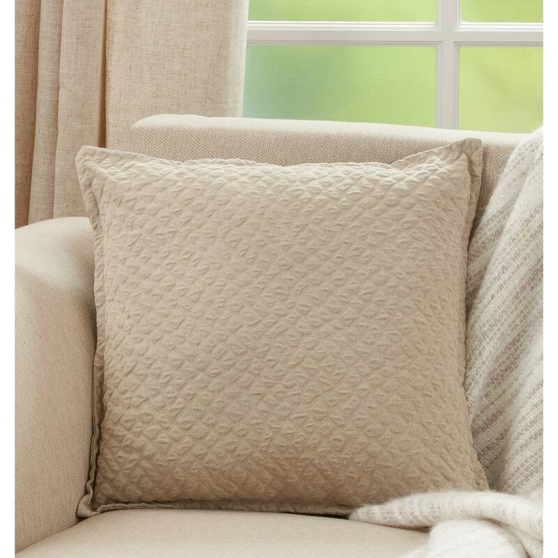 Textured Design Throw Pillow