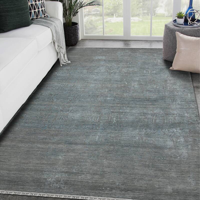 Pearl Persian Area Rug - Blue - 6' x 9' - 9' x 12'