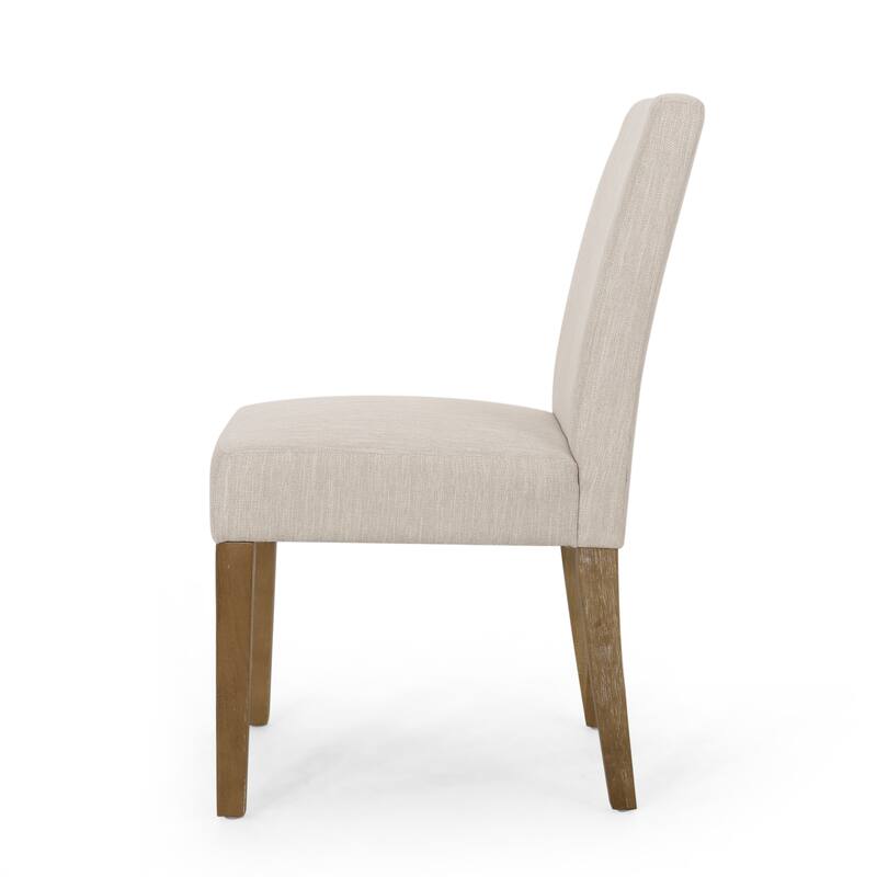 Kuna Contemporary Upholstered Dining Chair (Set of 2) by Christopher Knight Home