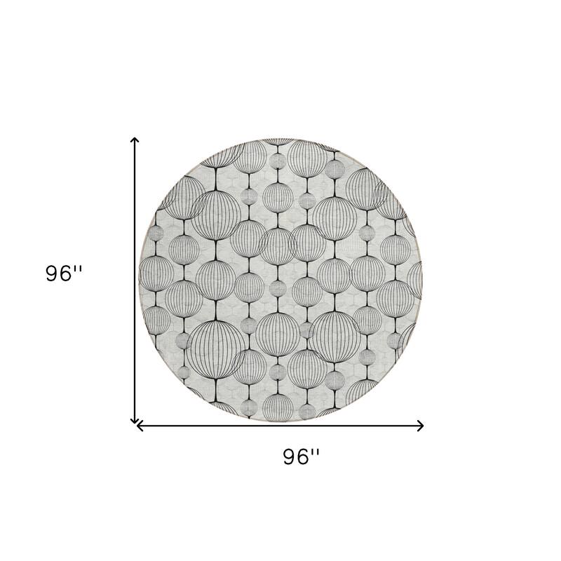 HomeRoots Geometric Transitional Rectangle Outdoor Rug