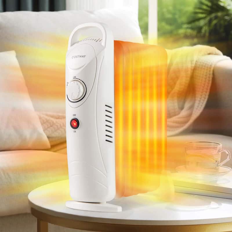 Costway 700W Portable Oil Heater with Adjustable Thermostat & 120 - See Details