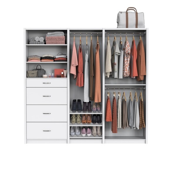 ClosetMaid SpaceCreations 90 in. Closet System - Bed Bath & Beyond