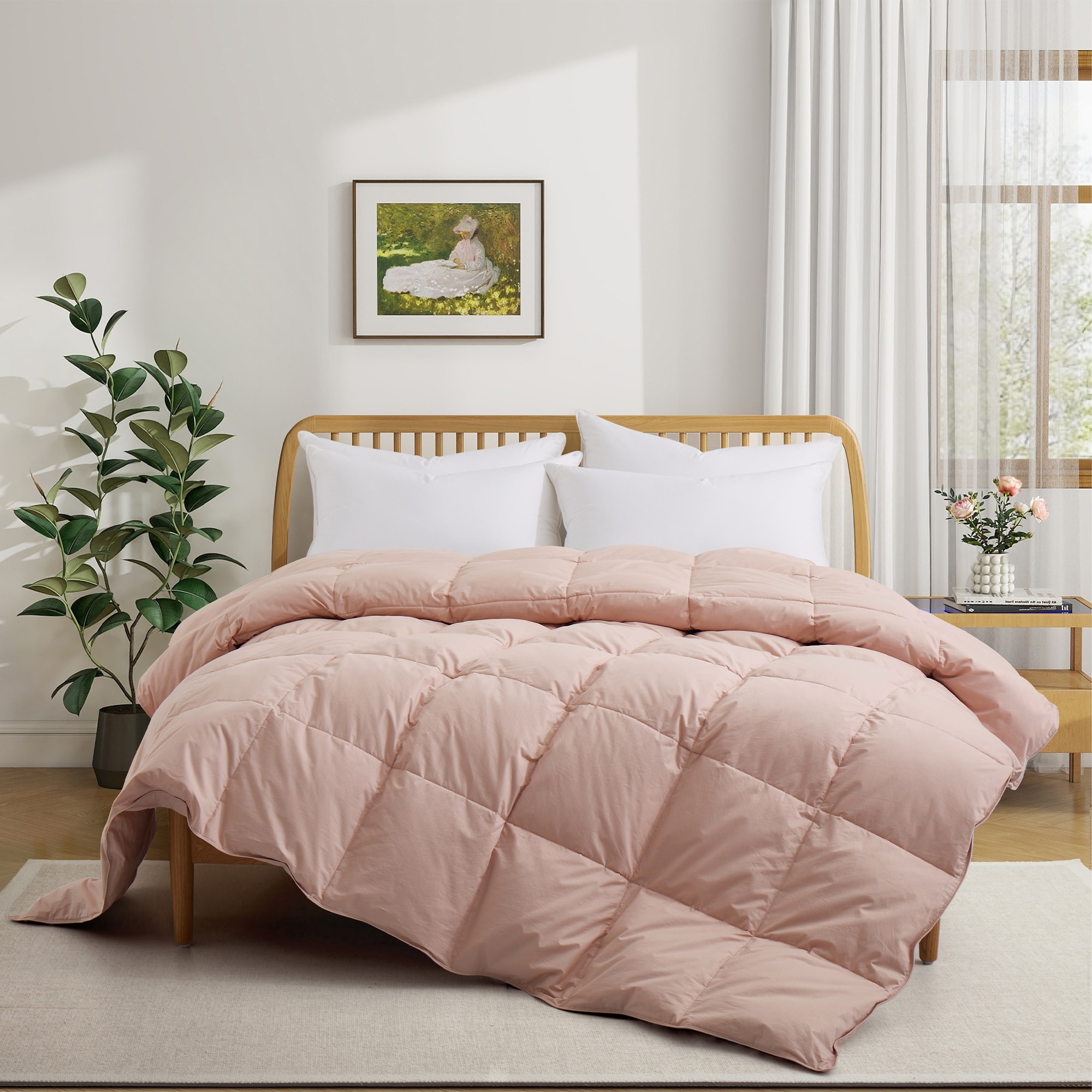 Lightweight Cotton Down and Feather Comforter Bed Bath Beyond 38426402