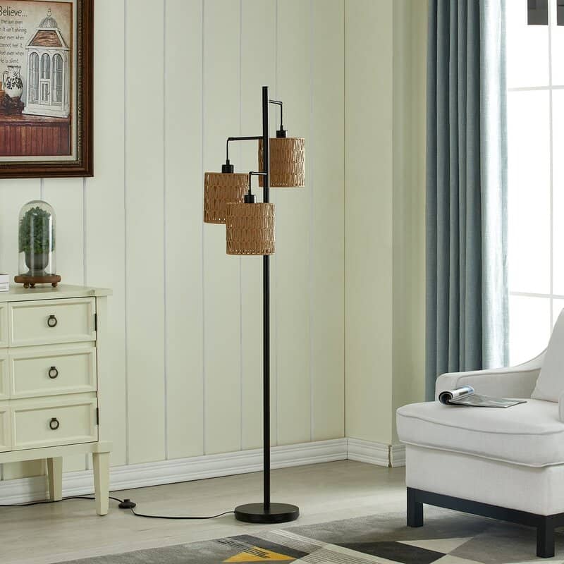 Maxax 65" Tree Floor Lamp - Wood