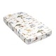 preview thumbnail 3 of 4, Sweet Jojo Designs Jungle Animals Boy Girl Gender Neutral Satin Fitted Crib Sheet Boho Wildlife Safari Elephants Giraffe Lion