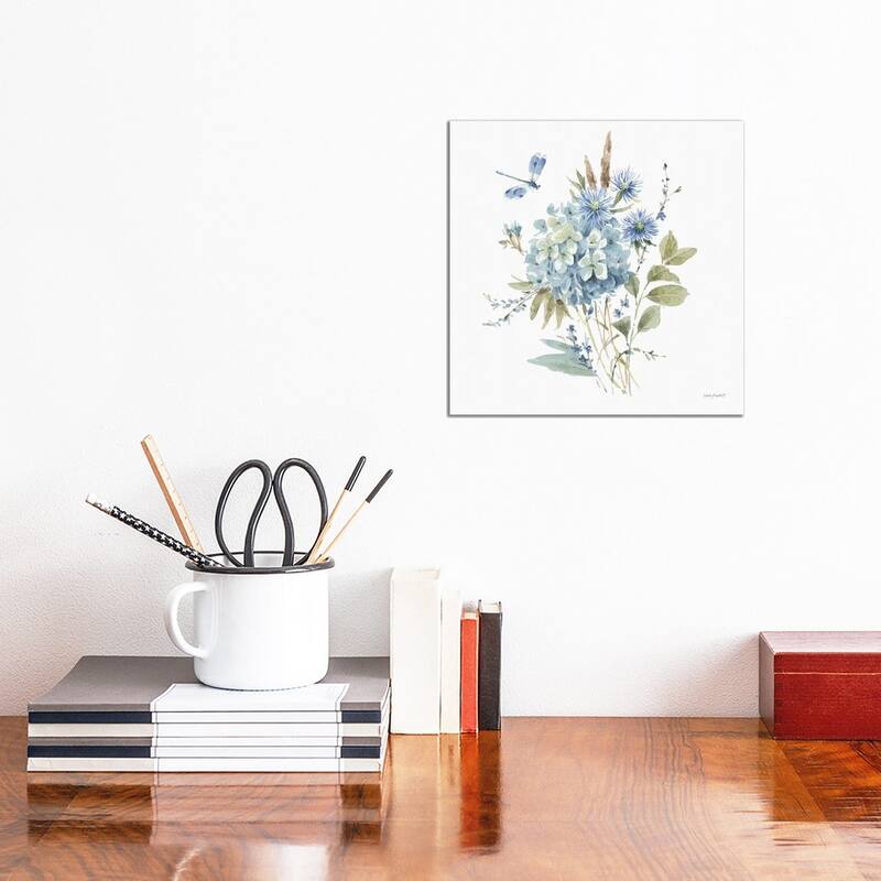 iCanvas "Bohemian Blue IVA" by Lisa Audit Canvas Print - 12x12x1.5