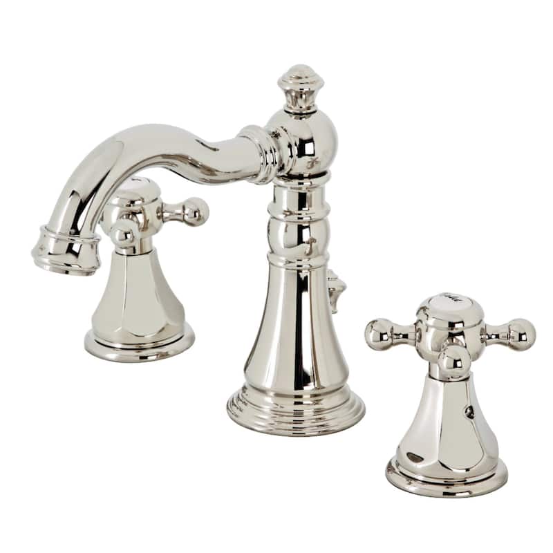 Kingston Brass FSC197.BX Metropolitan 1.2 GPM Deck Mounted Widespread - Polished Nickel