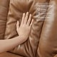 preview thumbnail 17 of 28, Kinsley Triple Motor Leather Power Swivel Recliner with Adjustable Lumbar