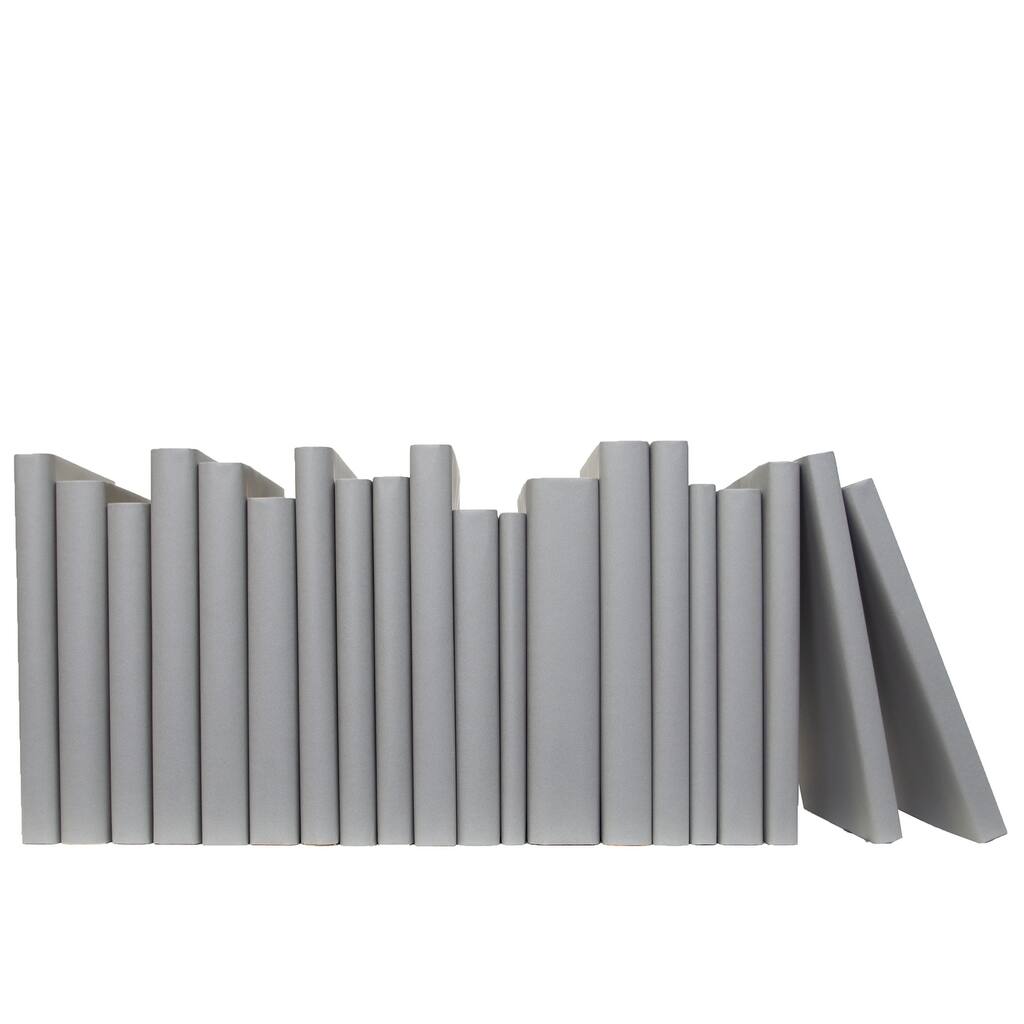 Books Grey Decorative Accessories: Slate Oversized Wrapped Color By The Foot