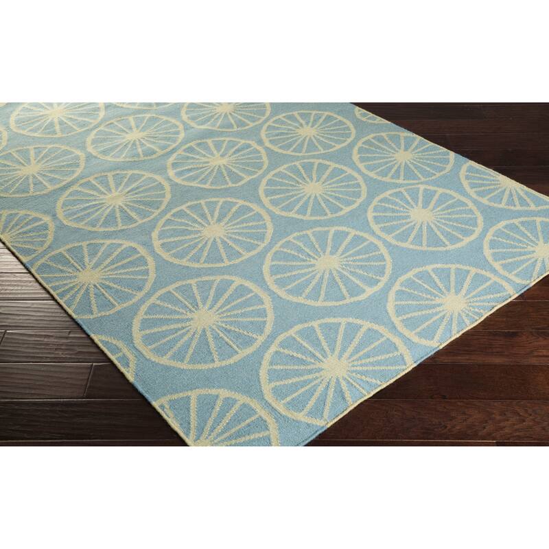Hand-woven Carlotta Flatweave Wool Area Rug (8' x 11')