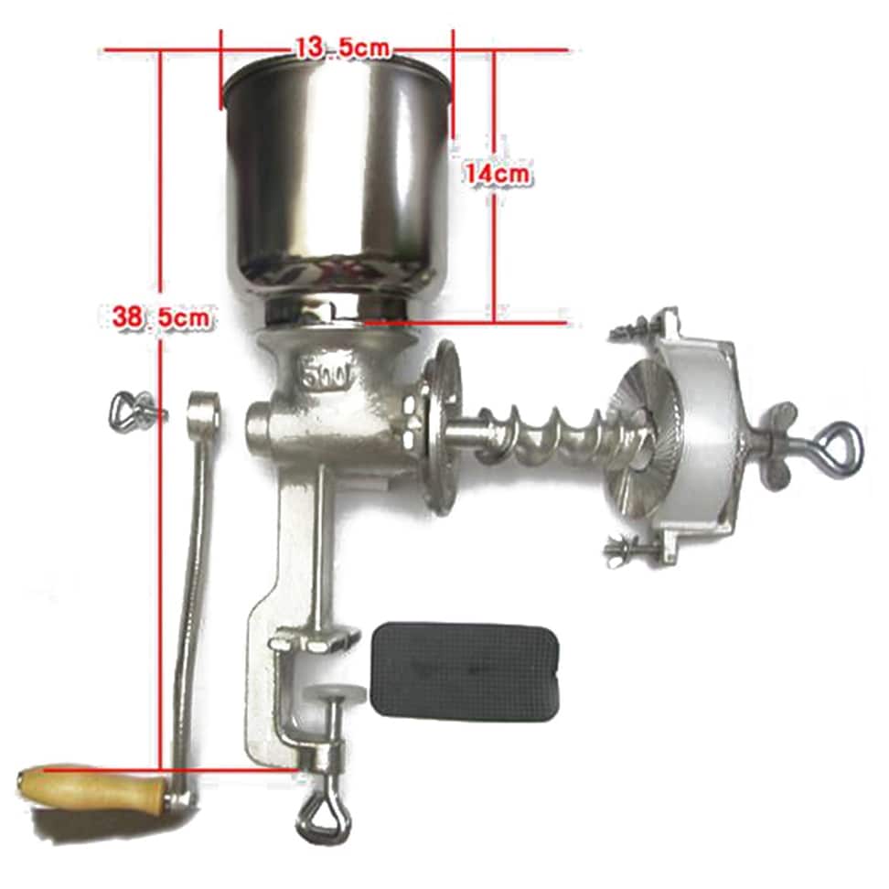 Shop Cast Iron Corn Malt Mill Grinder Manual Hand Crank Grains