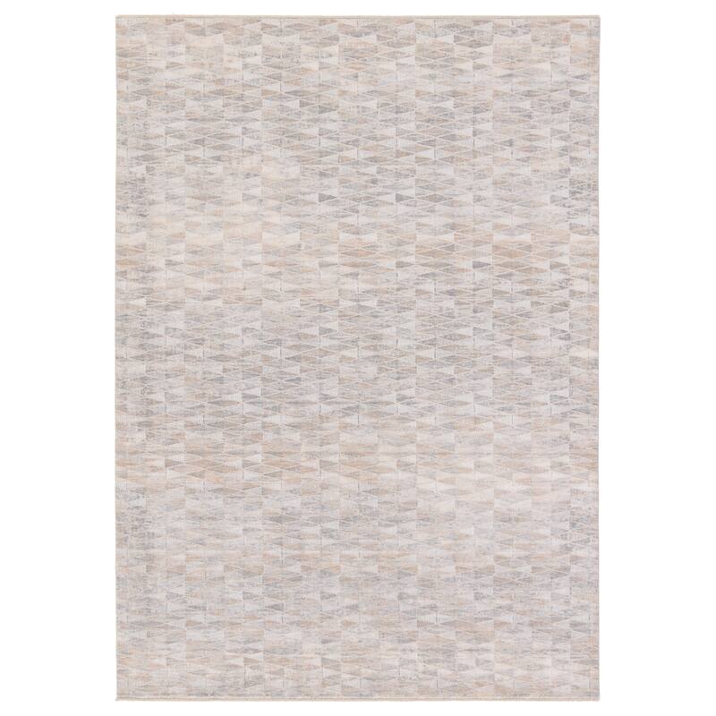 Wynn Trellis Area Rug - 9' x 13' - Tan/Gray - Rectangle