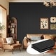 preview thumbnail 1 of 7, 2Pcs Wood Slat Acoustic Wall Panels 2pcs x 106" x 12.6" - Dark Gray