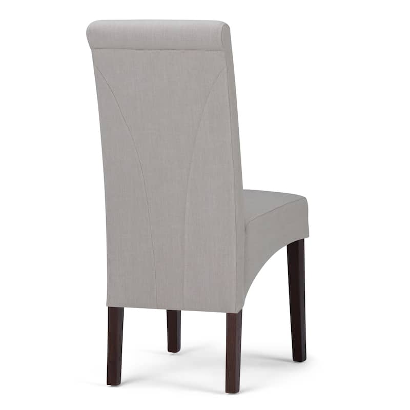 WYNDENHALL Franklin Transitional Deluxe Parson Dining Chair (Set of 2) - 17.7"w x 19.7"d x 40.2"h