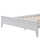 preview thumbnail 40 of 46, Modern White Solid Wood Queen Platform Bed