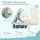 preview thumbnail 10 of 16, Height Adjustable Children School Home Study Table and Chair Set with Tilted Desktop for 3-12 Years Old