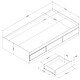 preview thumbnail 7 of 5, South Shore Fynn Twin Mates Bed (39") with 3 Drawers