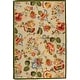 preview thumbnail 39 of 156, SAFAVIEH Handmade Chelsea Nataly French Country Floral Wool Rug