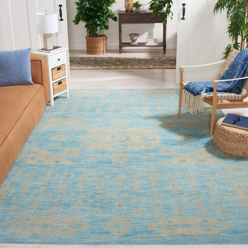 SAFAVIEH Hand-knotted Kenya Ma'Anit Southwestern Tribal Wool Rug